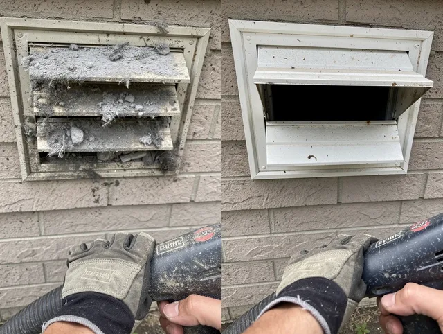 Professional dryer exhaust vent cleaning by Branford Dryer Vent Cleaning in Branford