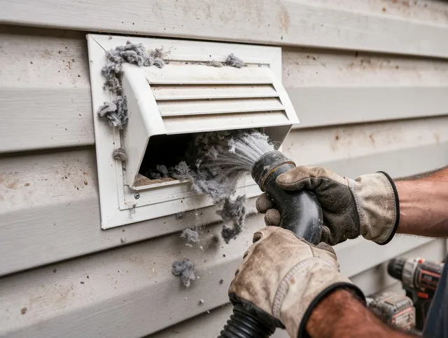 Professional dryer vent cleaning by Branford Dryer Vent Cleaning in Branford